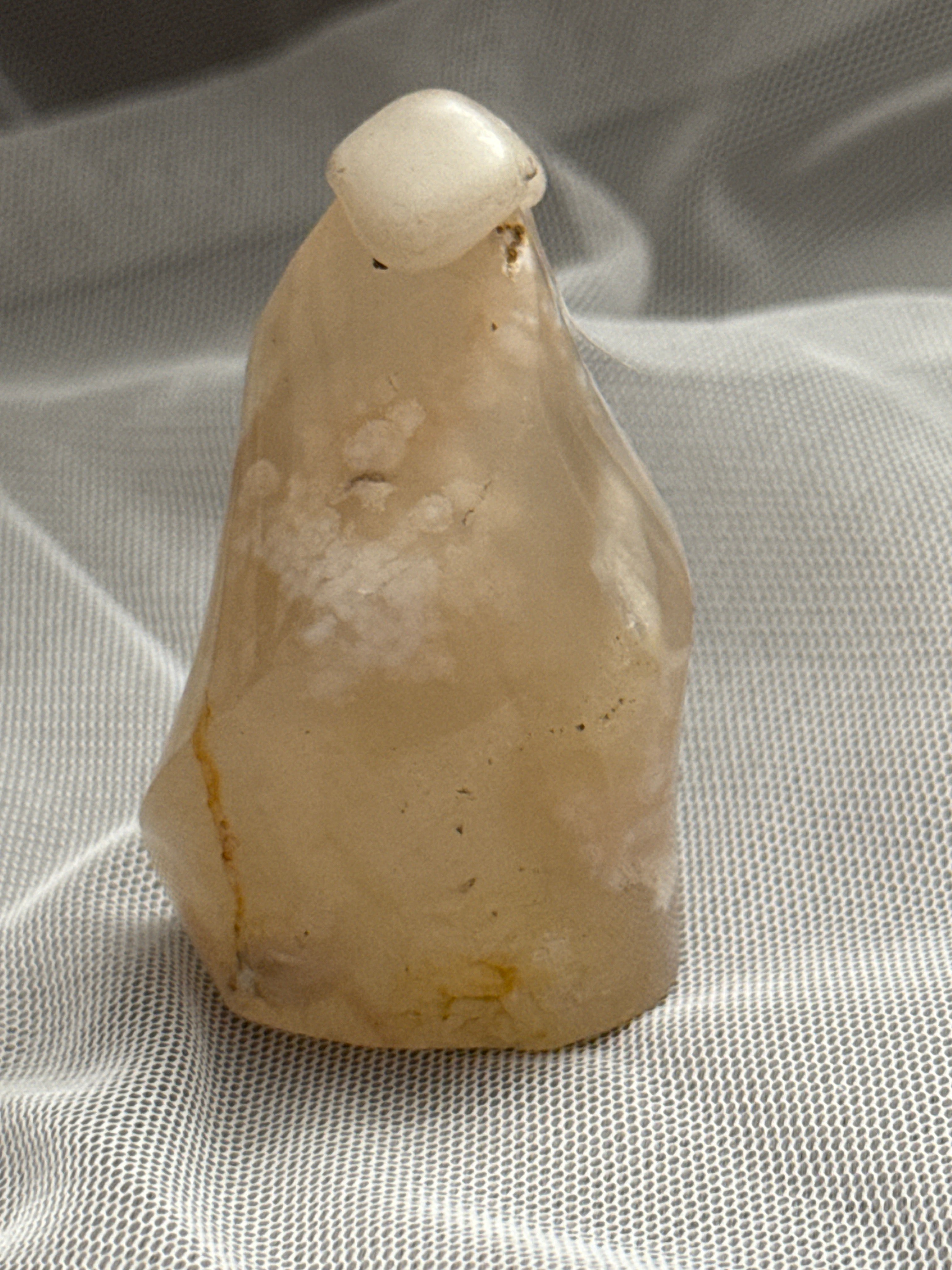 Flower Agate Crystal Flames