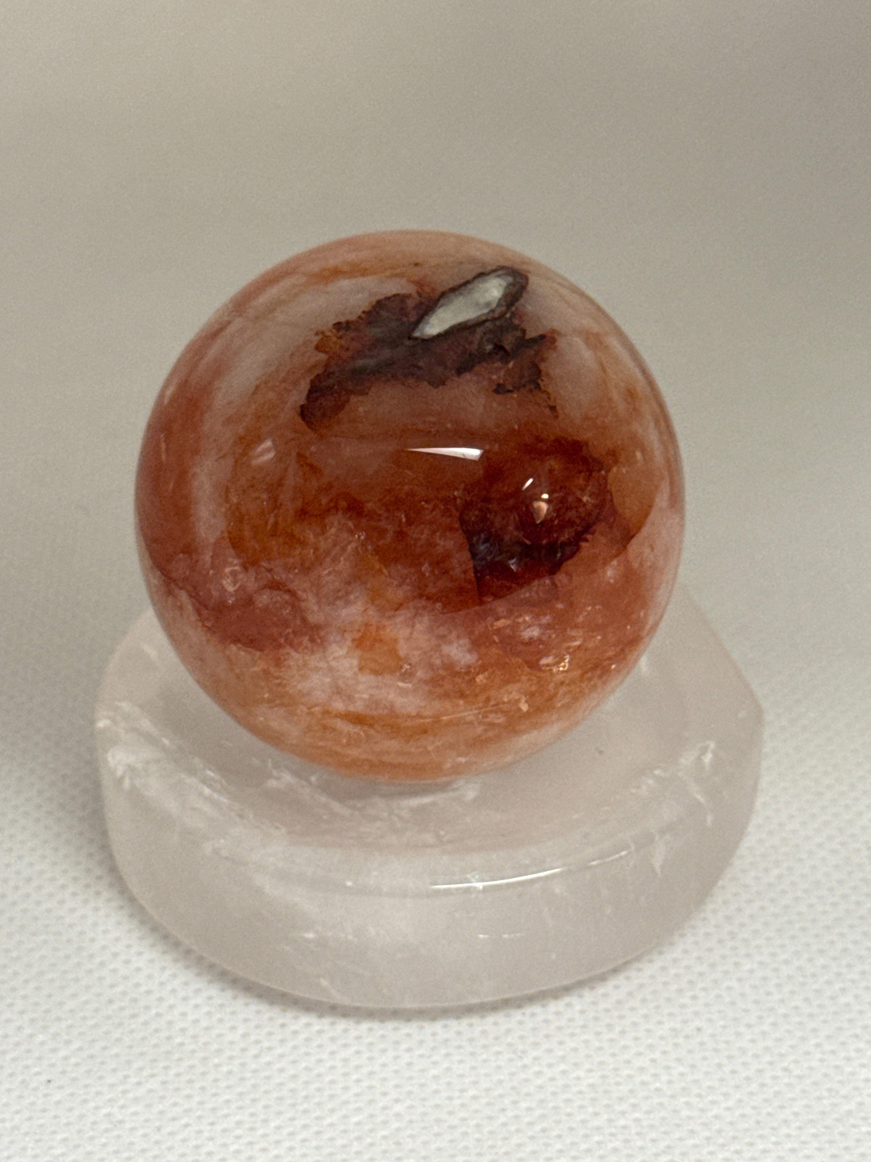 Carnelian Crystal Spheres