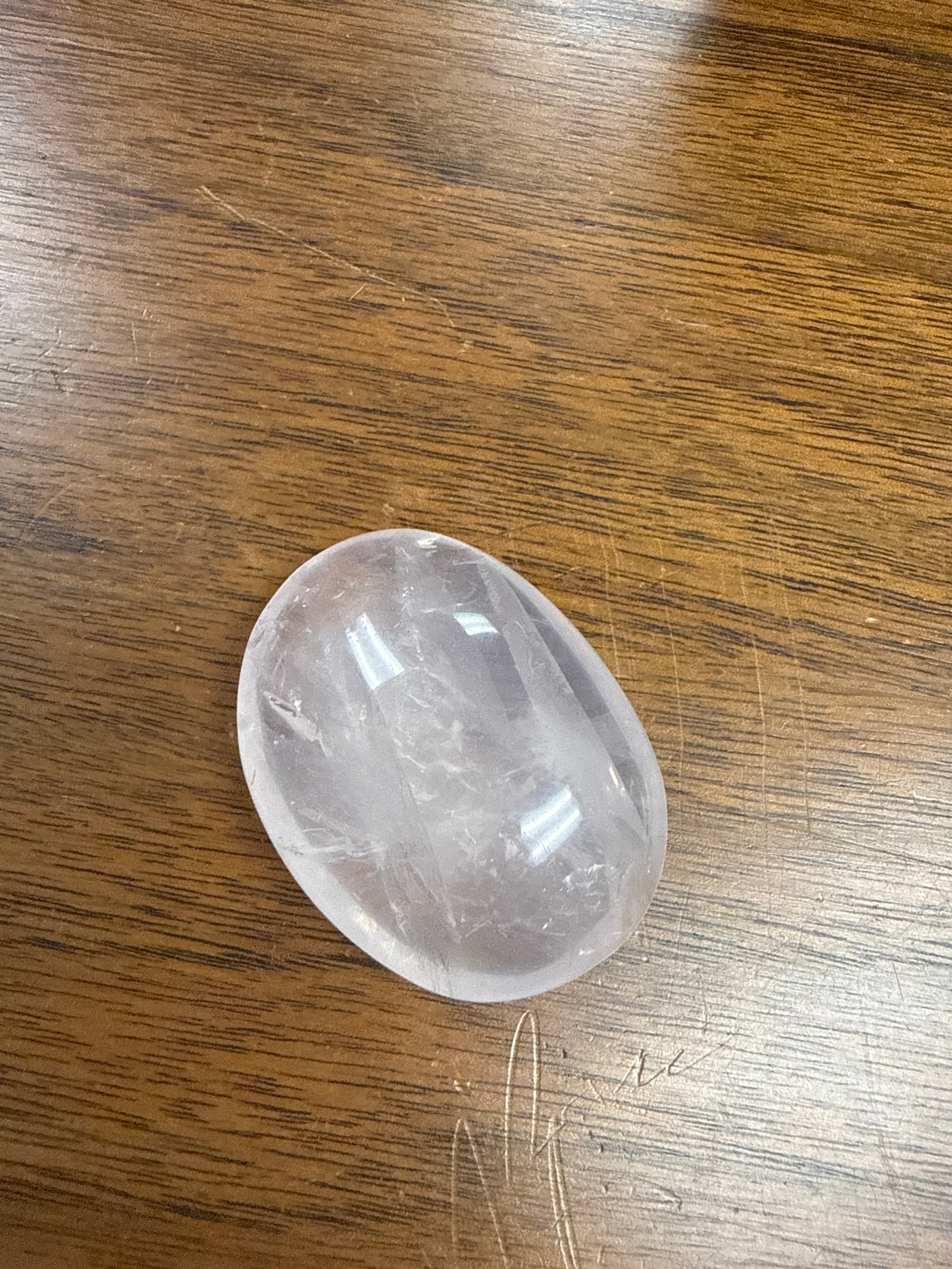 Rose Quartz Worry Stone