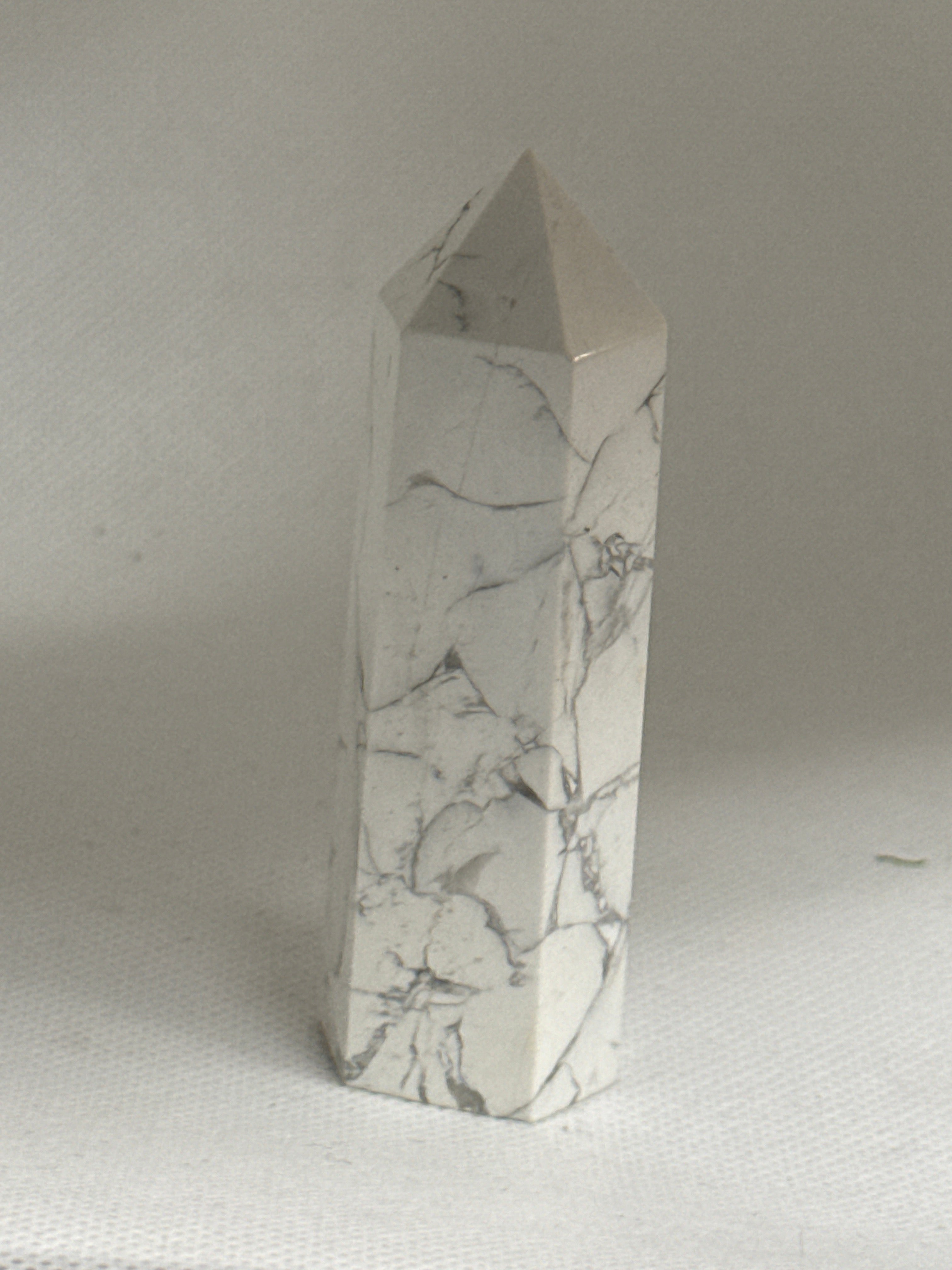 Howlite Crystal Tower