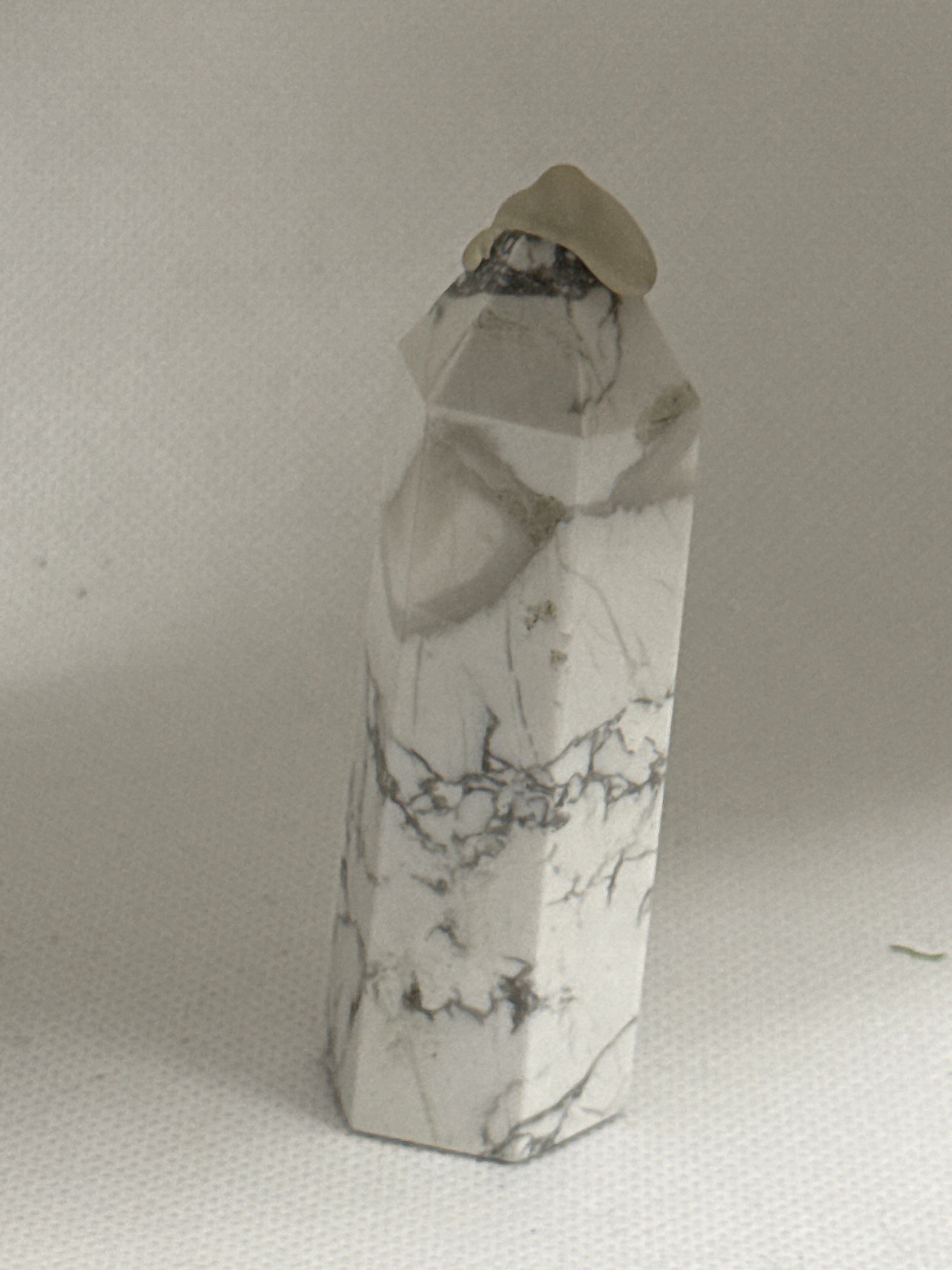 Howlite Crystal Tower