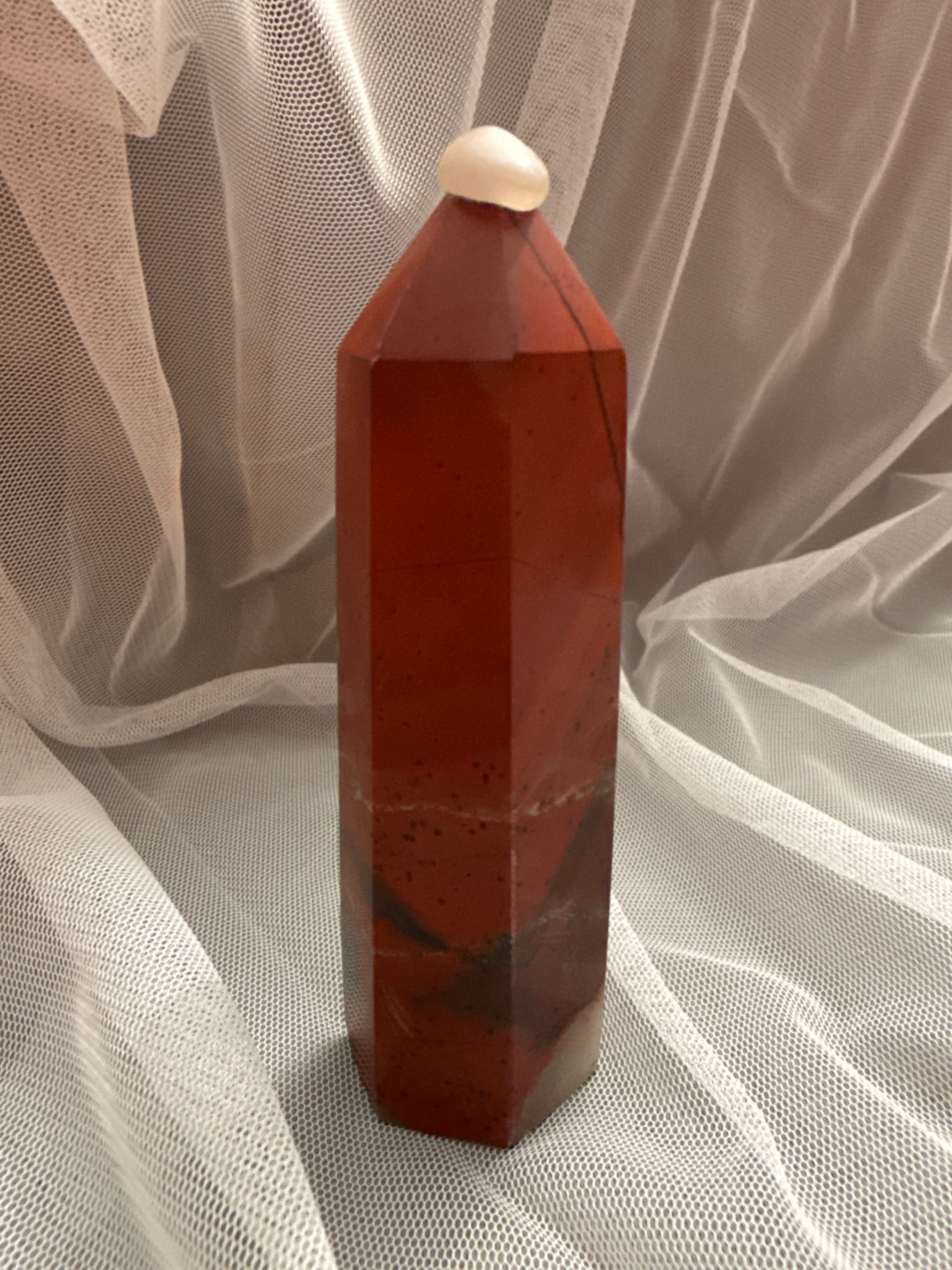 Red Jasper Crystal Towers