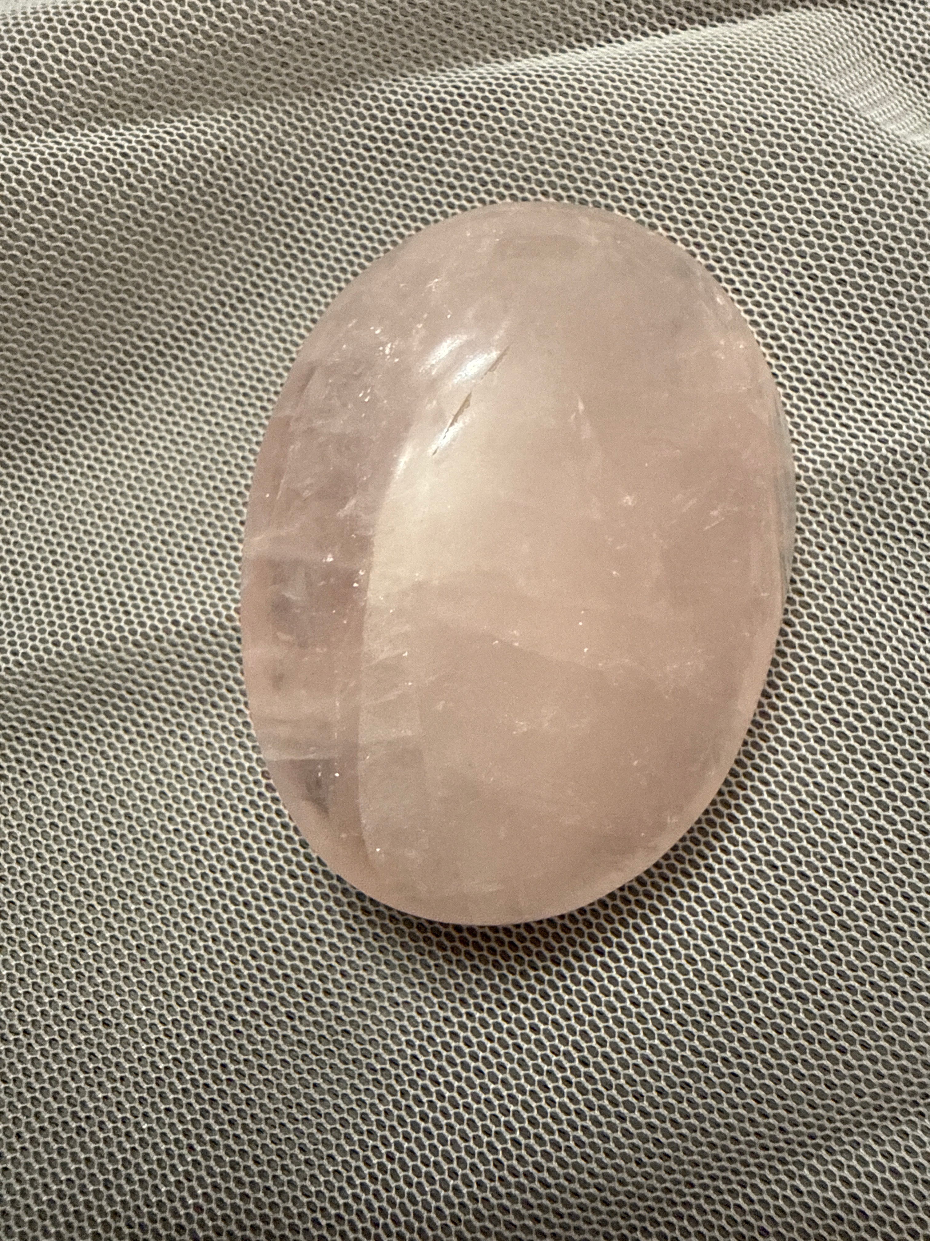 Rose Quartz Worry Stone