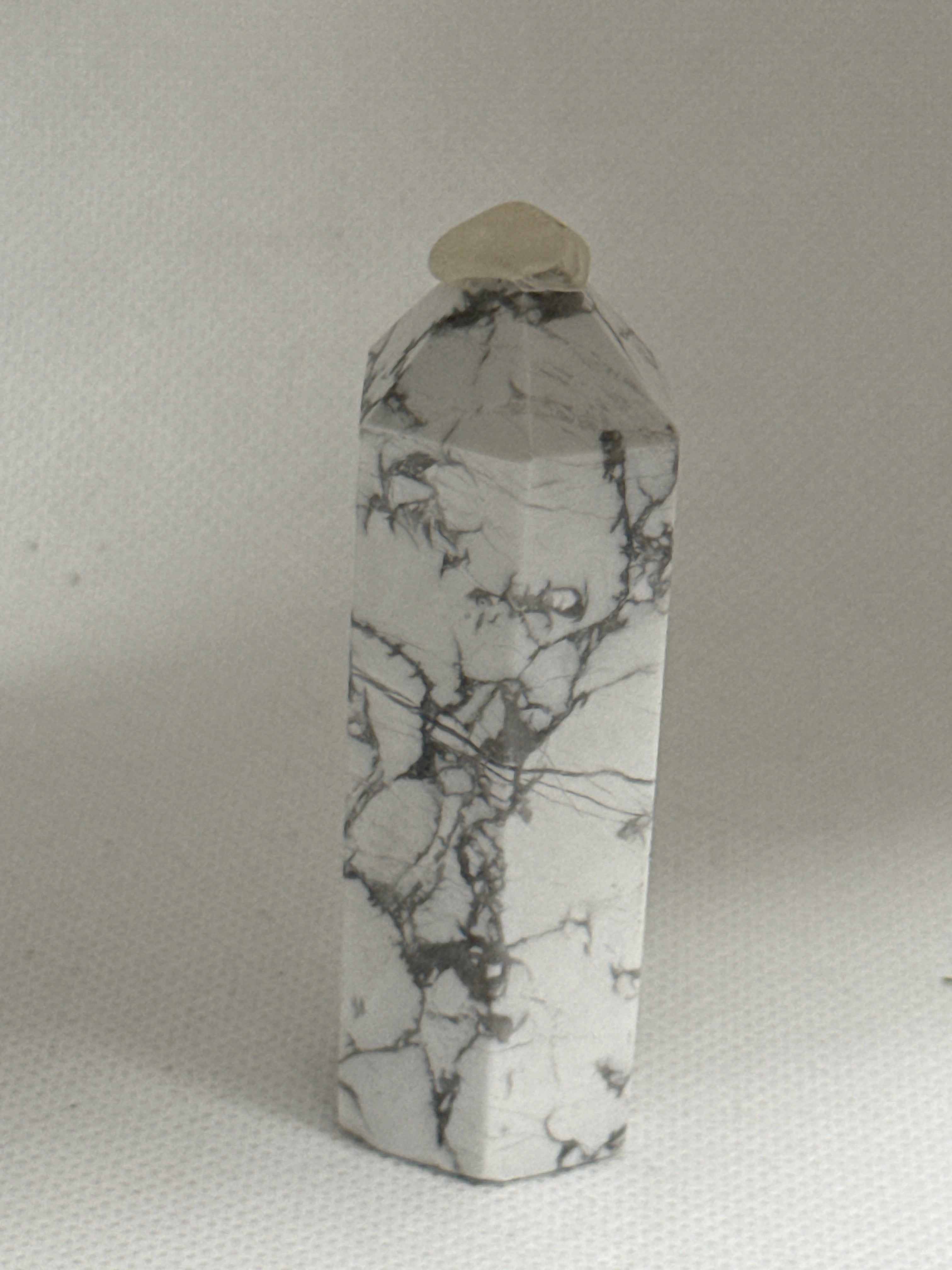 Howlite Crystal Tower