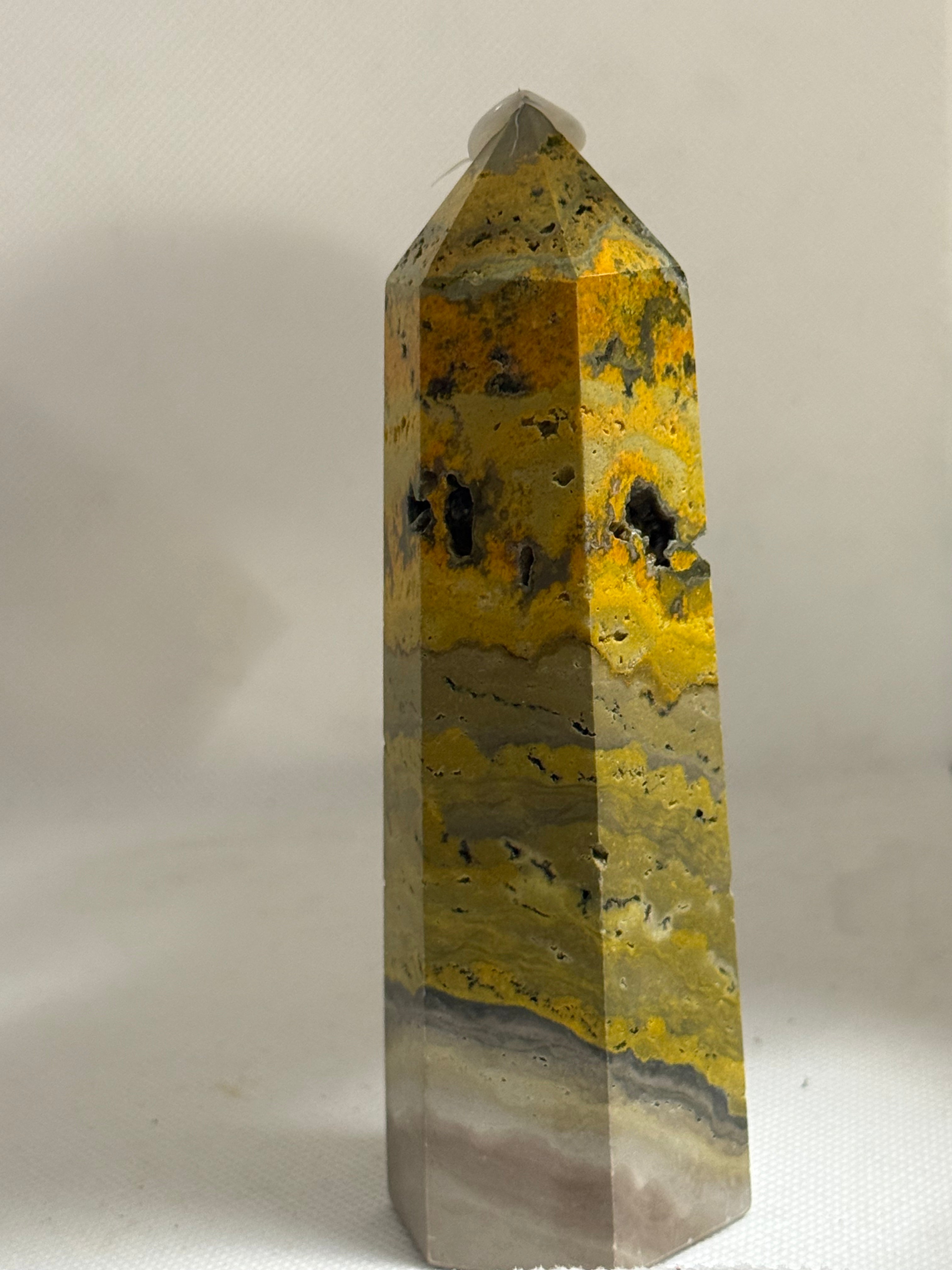 Bumblebee Jasper Crystal Tower