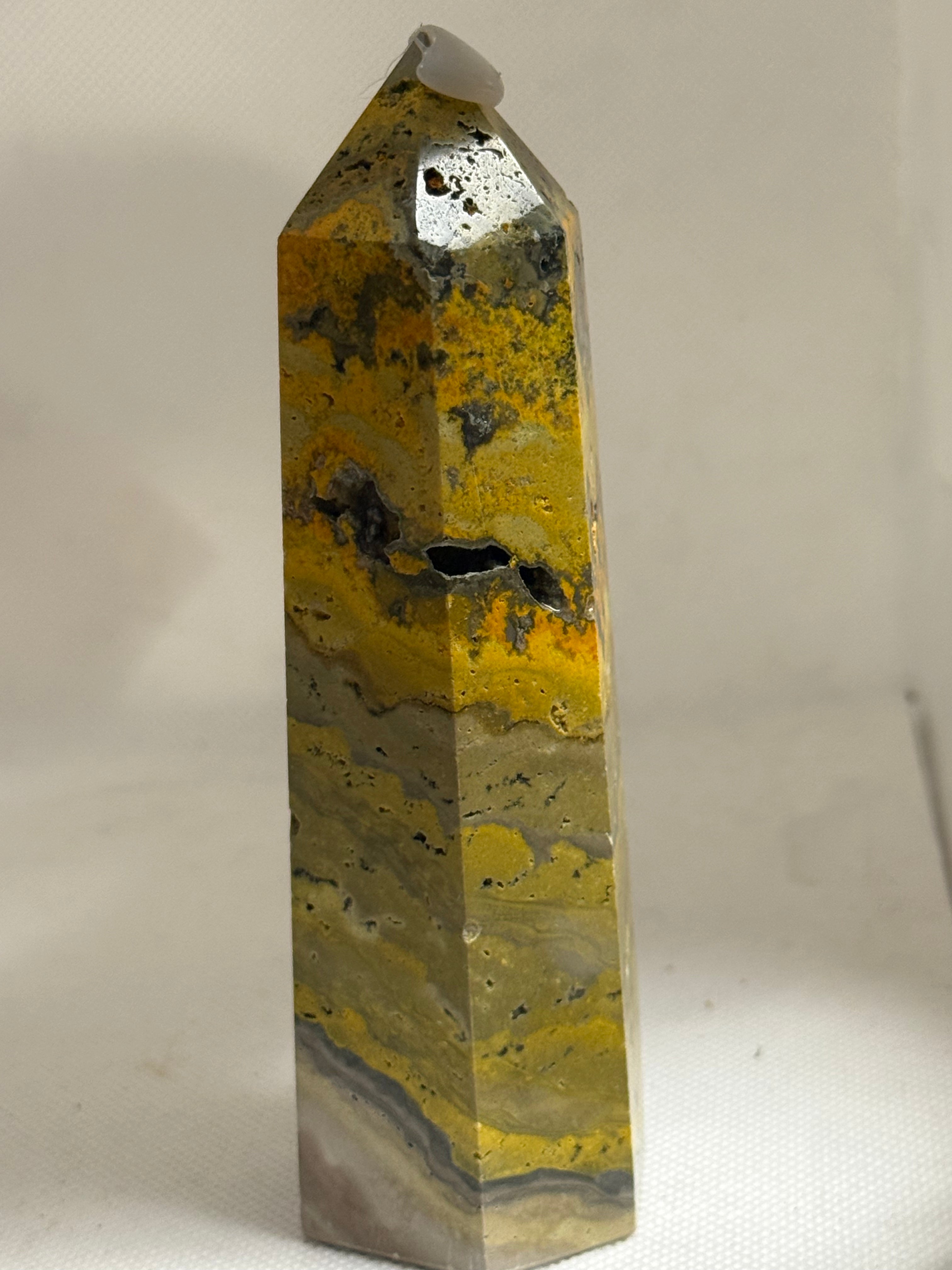 Bumblebee Jasper Crystal Tower
