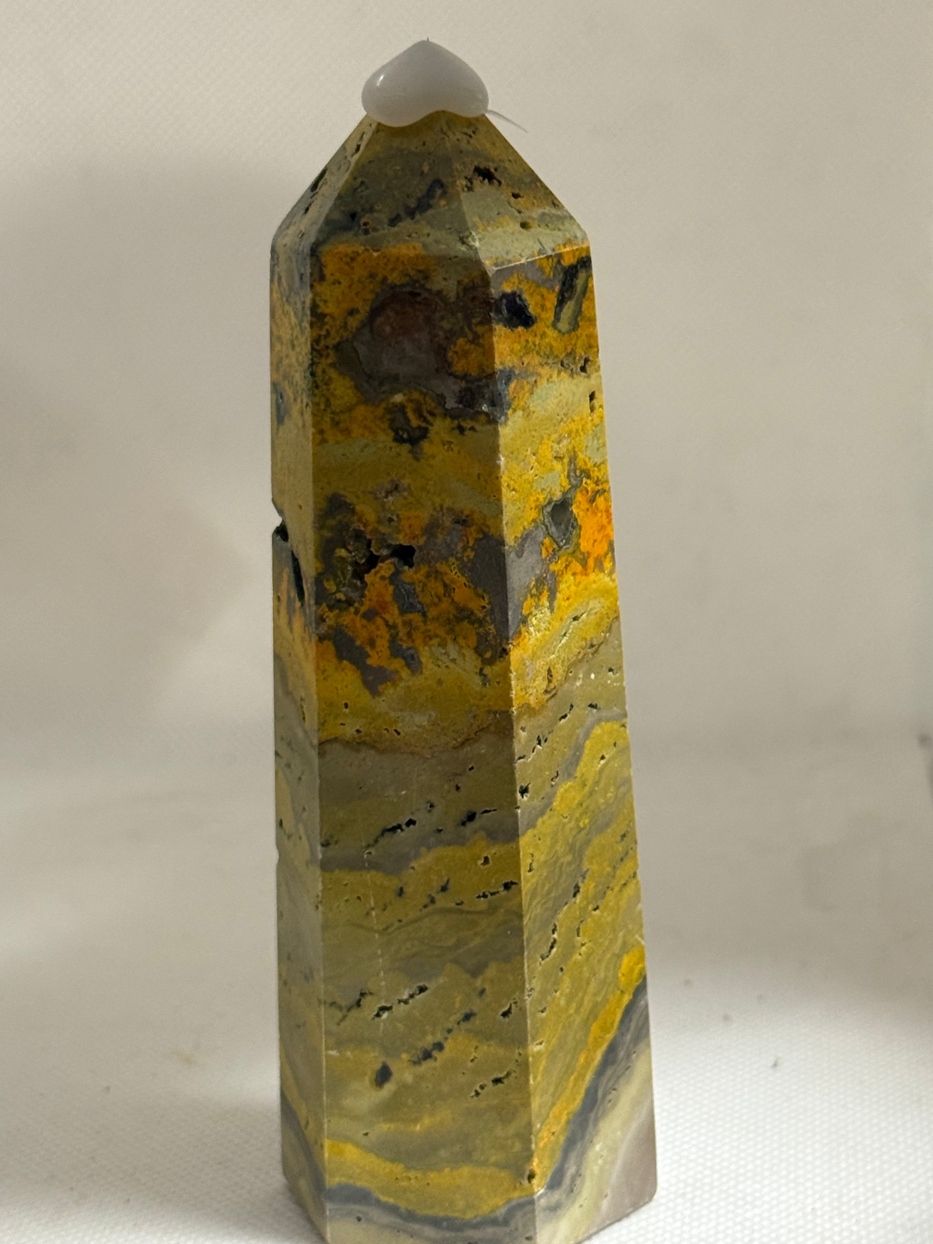 Bumblebee Jasper Crystal Tower