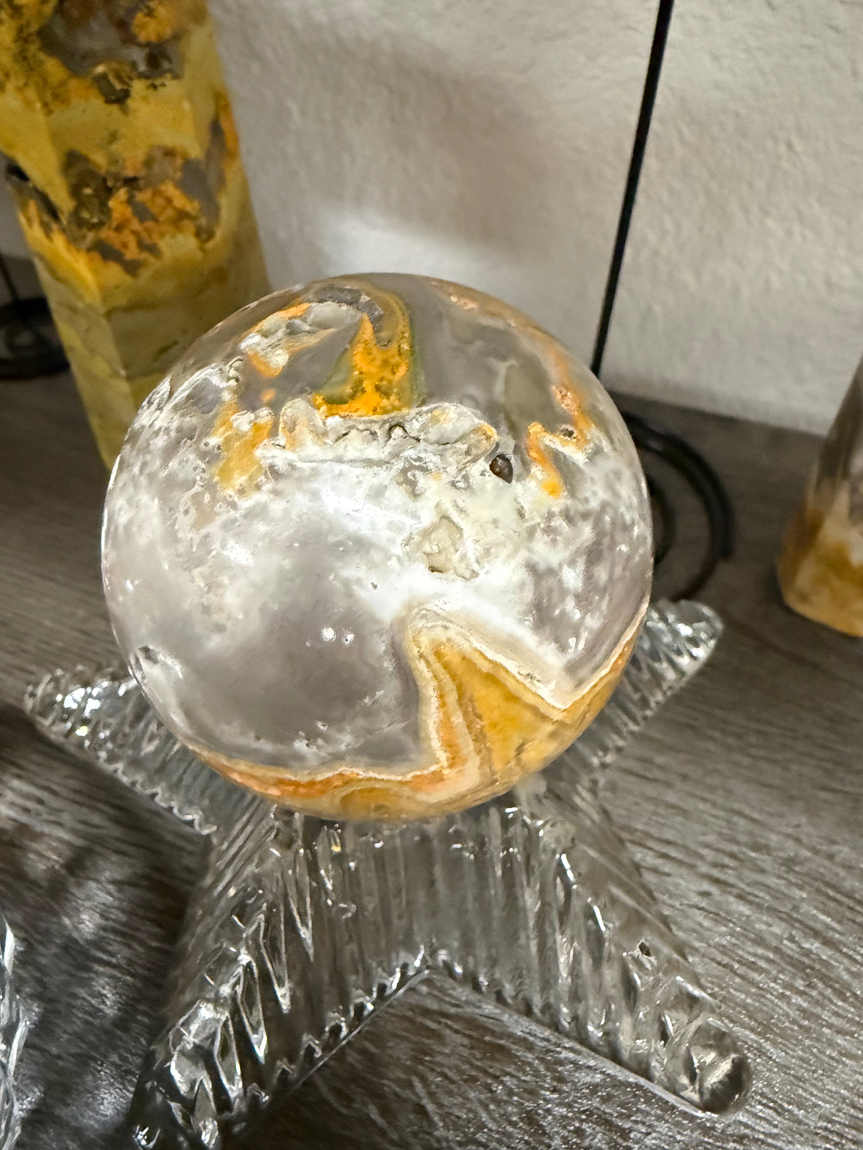 Bumblebee Jasper Crystal Sphere