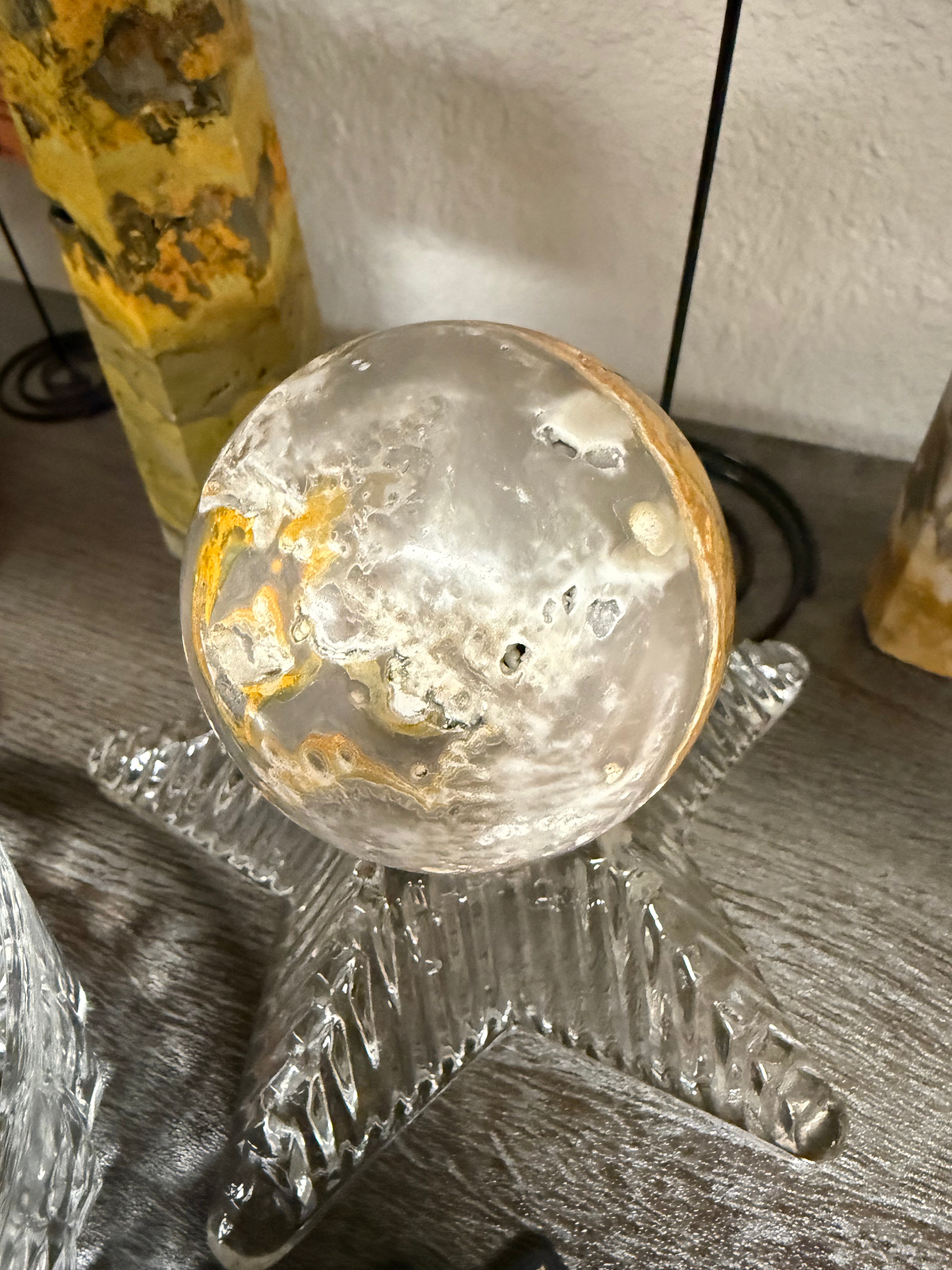 Bumblebee Jasper Crystal Sphere