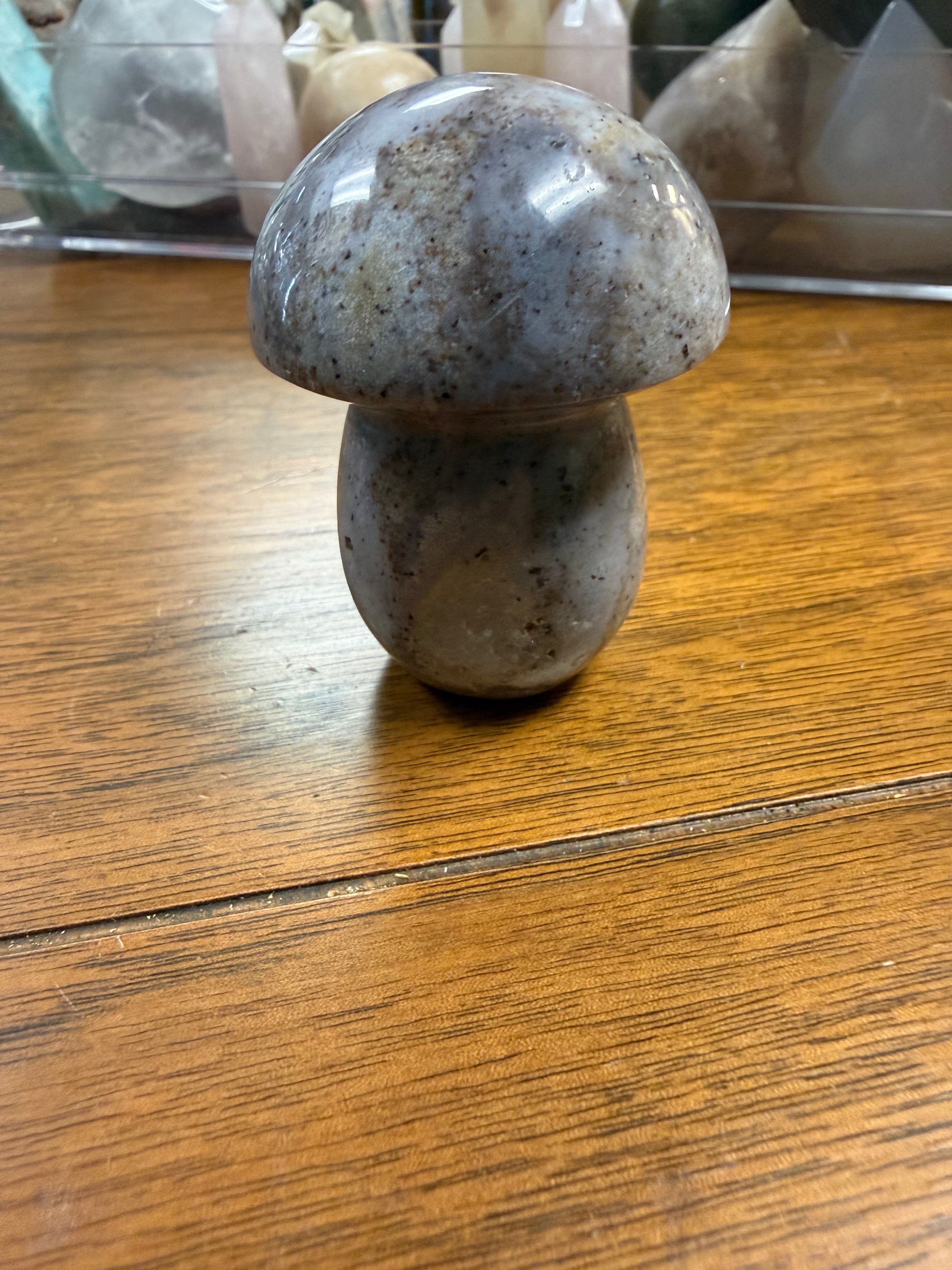 Ocean Jasper Crystal Mushroom