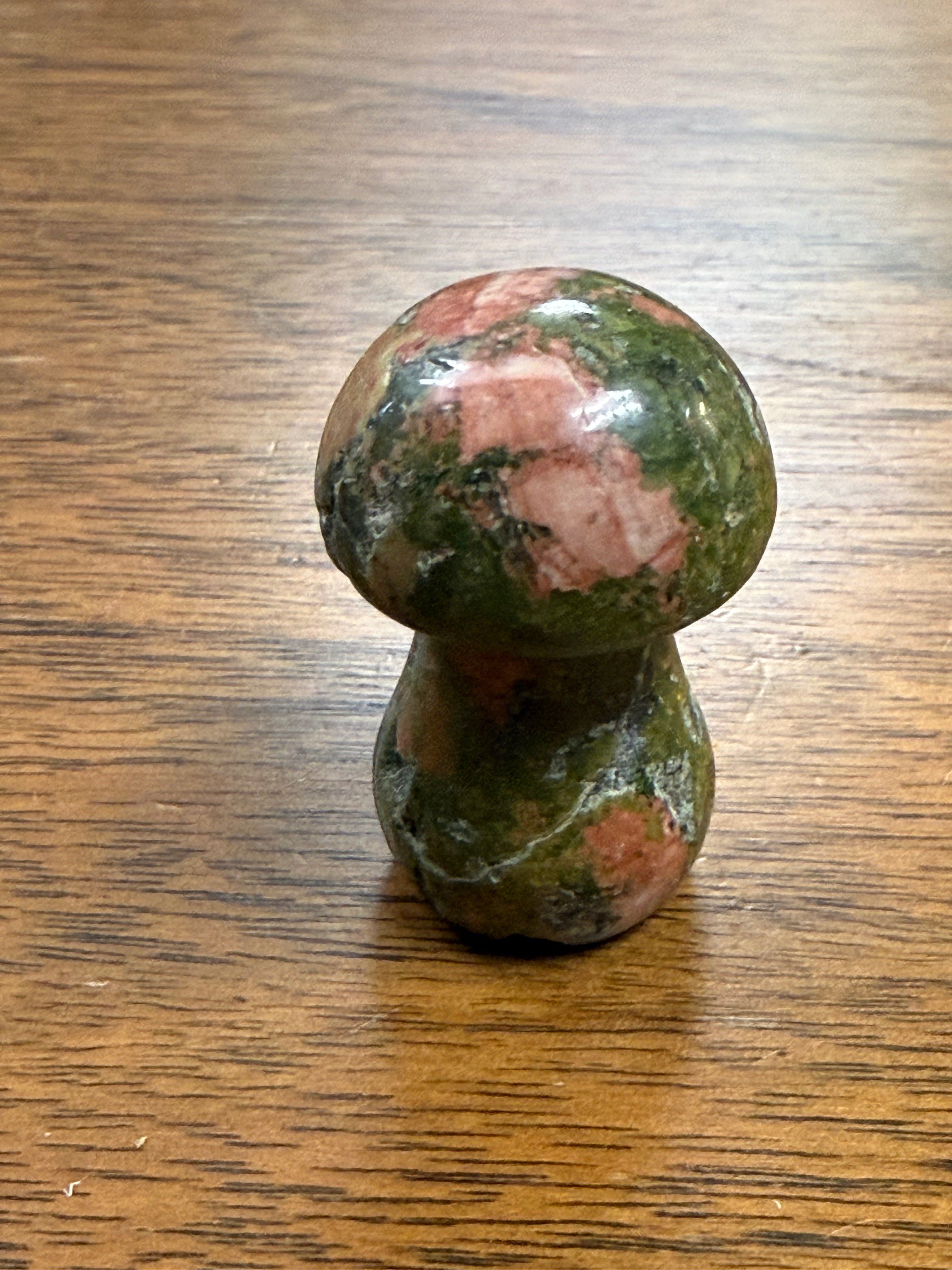 Unakite Crystal Mushroom