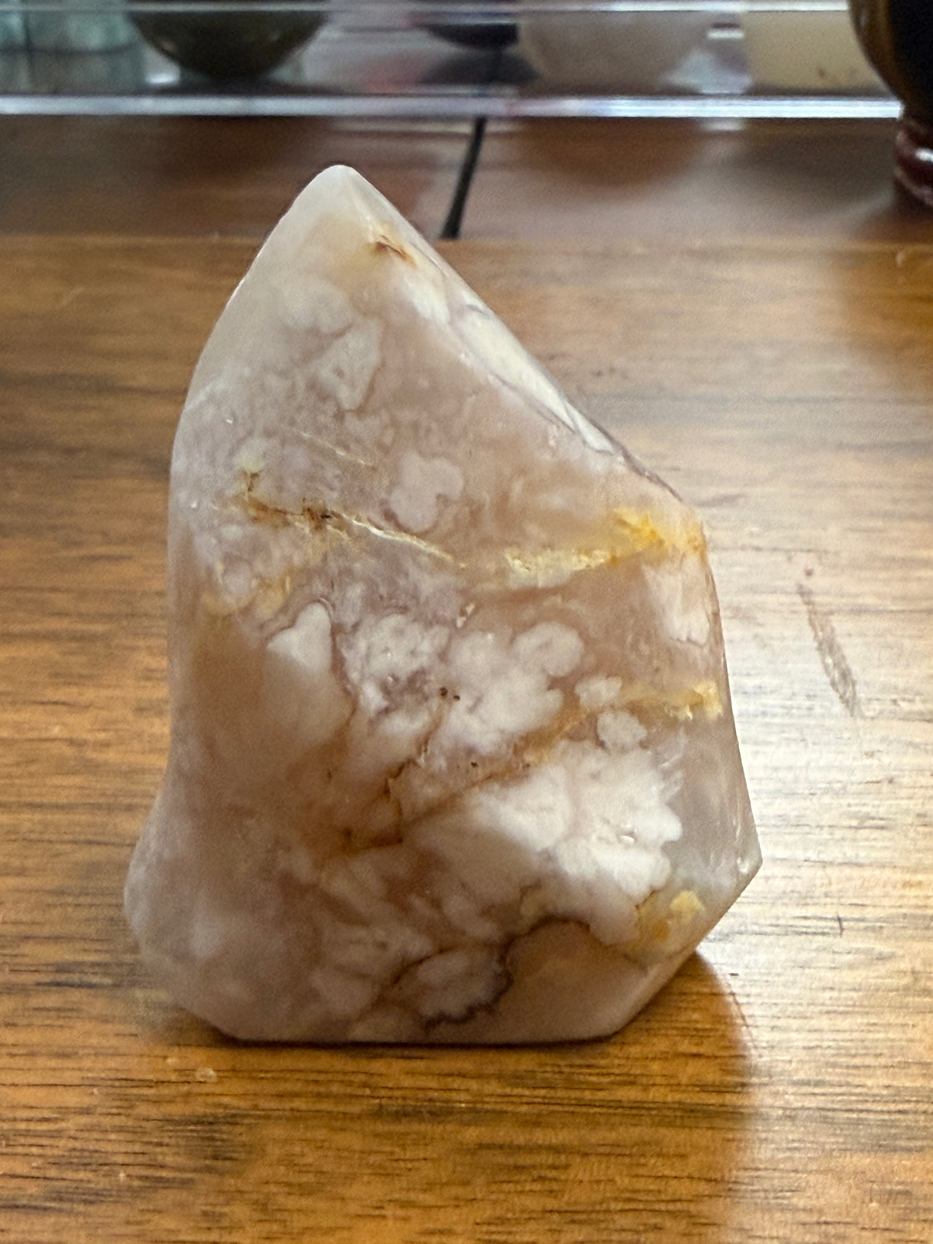 Flower Agate Crystal Flames