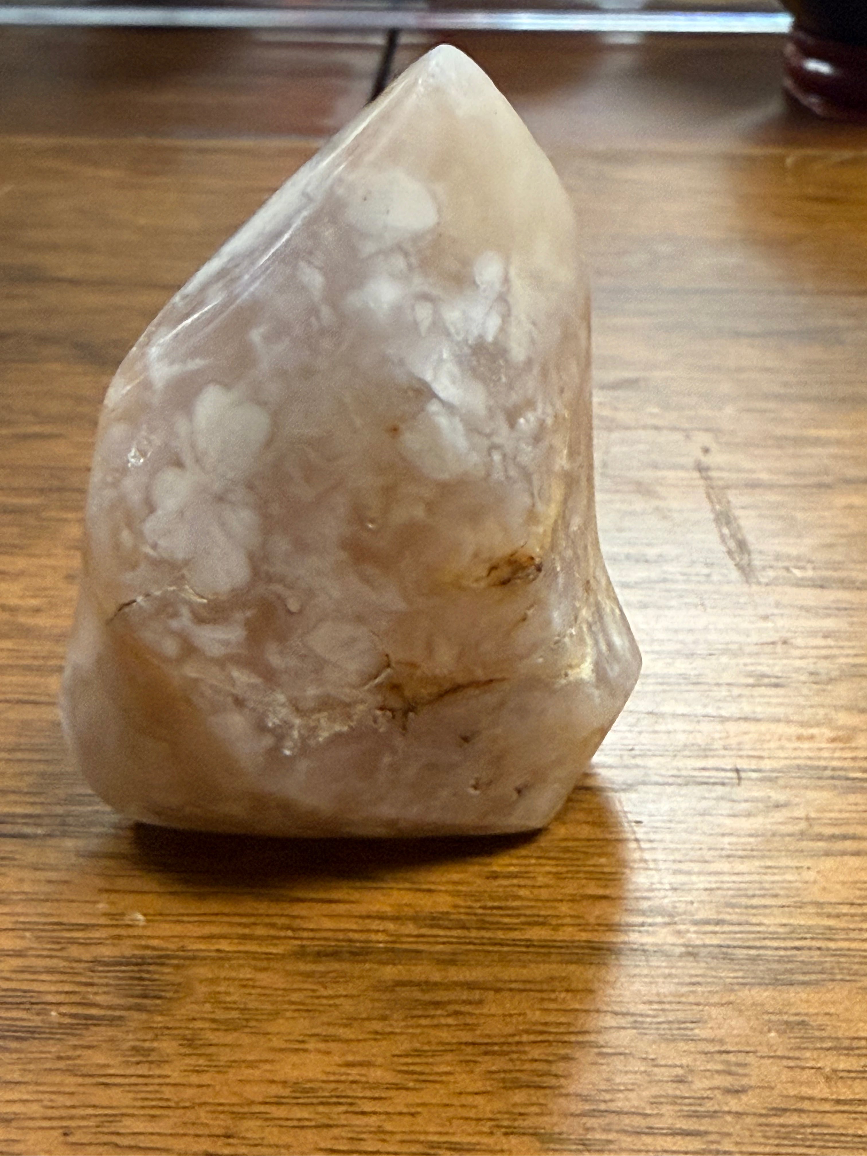 Flower Agate Crystal Flames