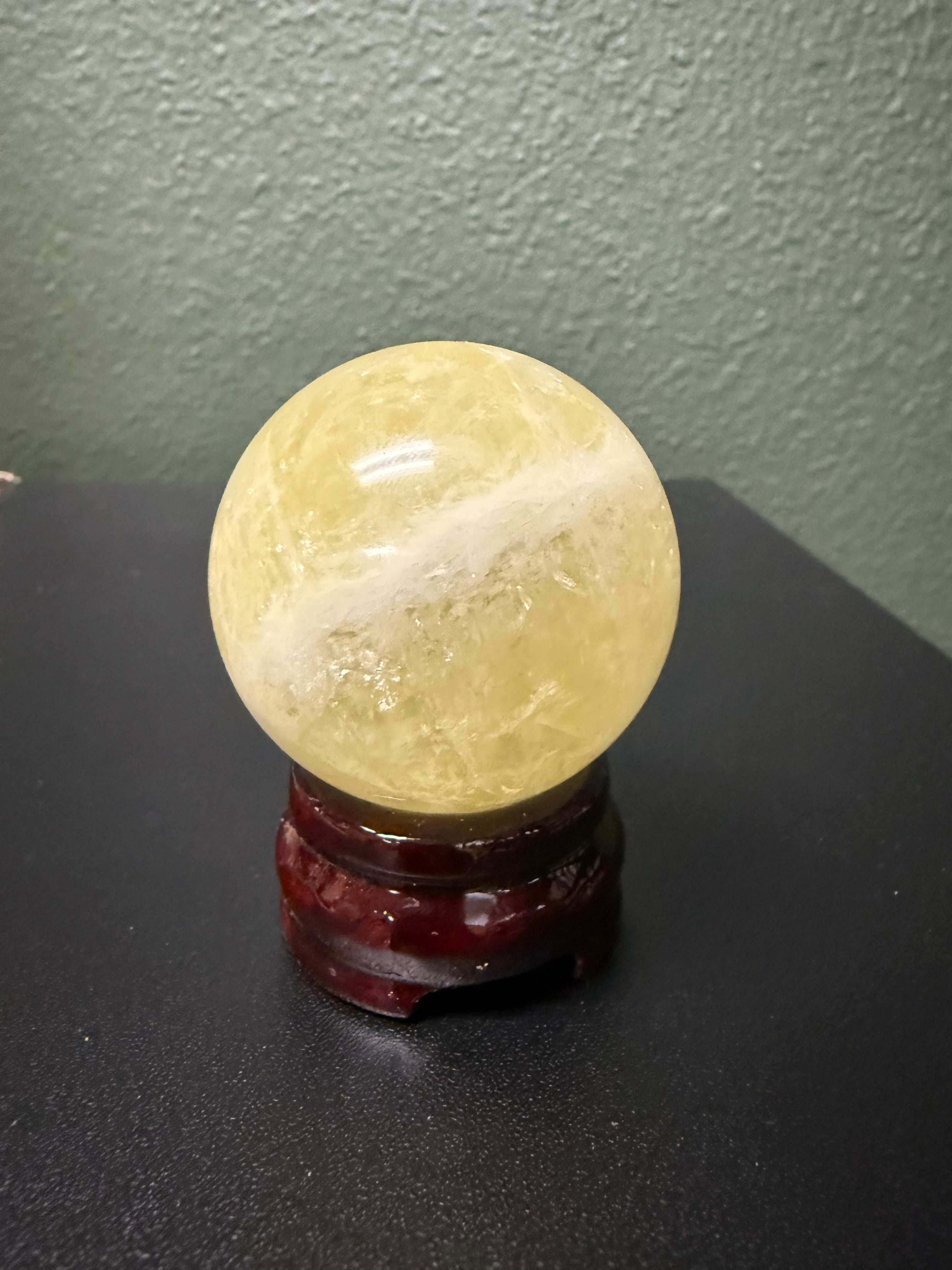 Citrine Quartz Sphere