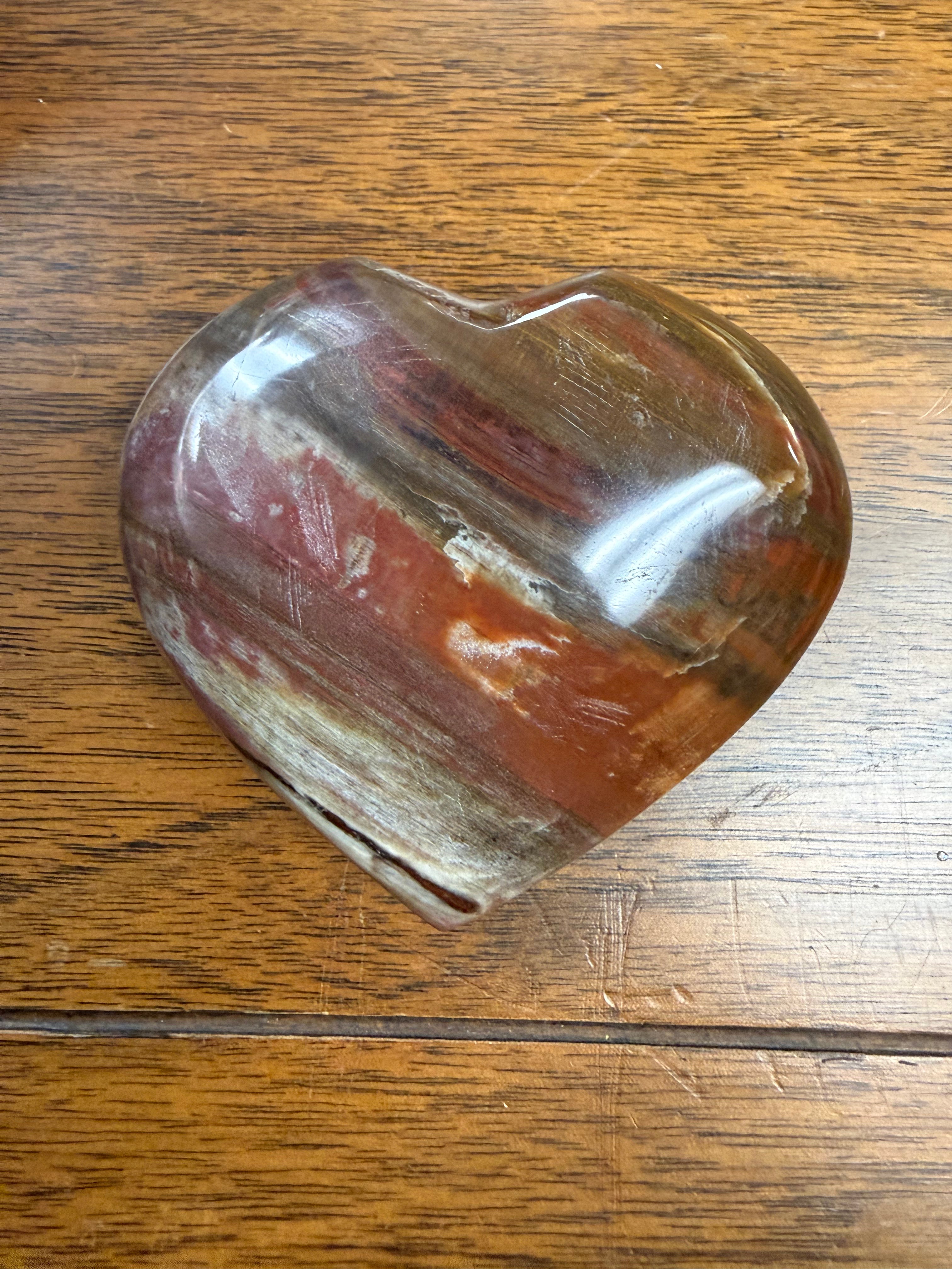 Petrified Wood Heart