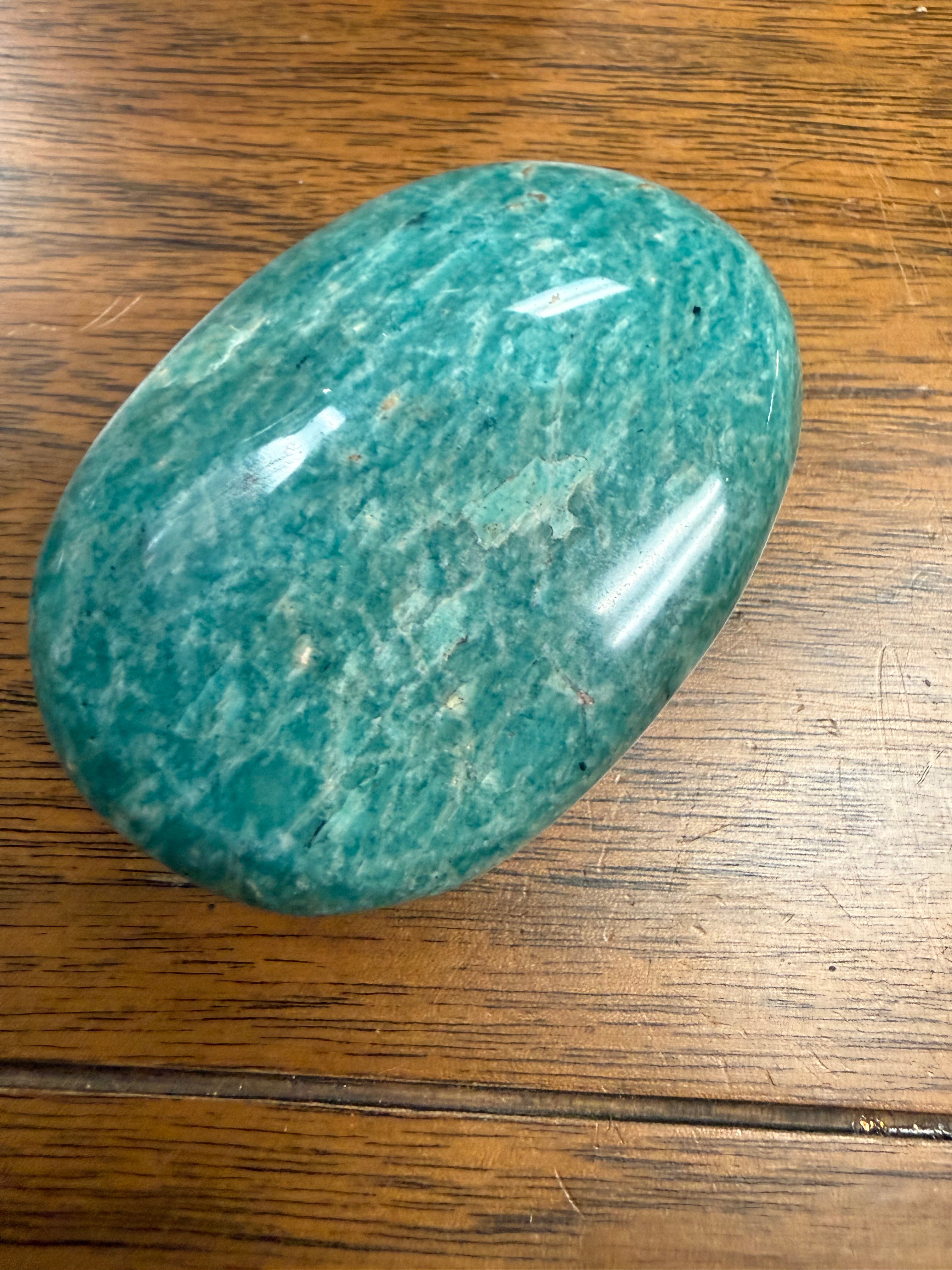 Amazonite Palm Stone