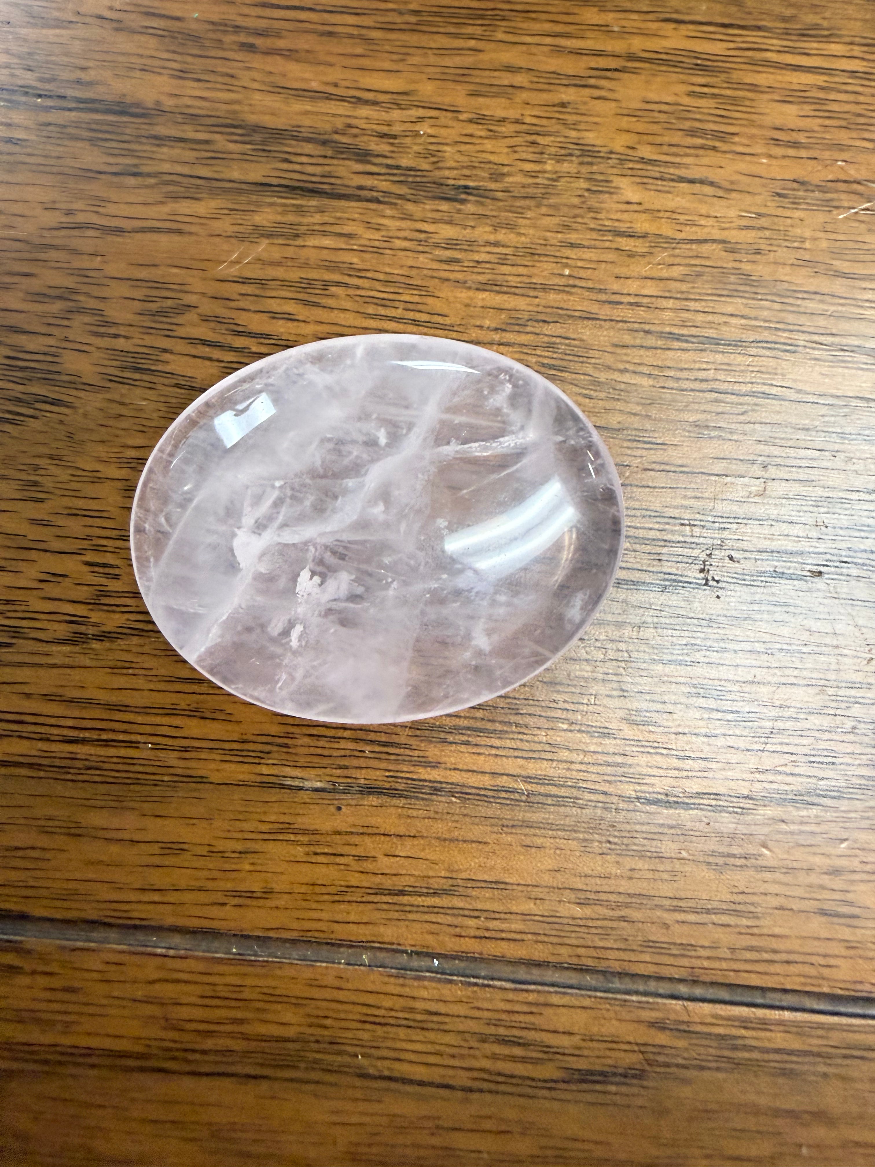 Rose Quartz Worry Stone