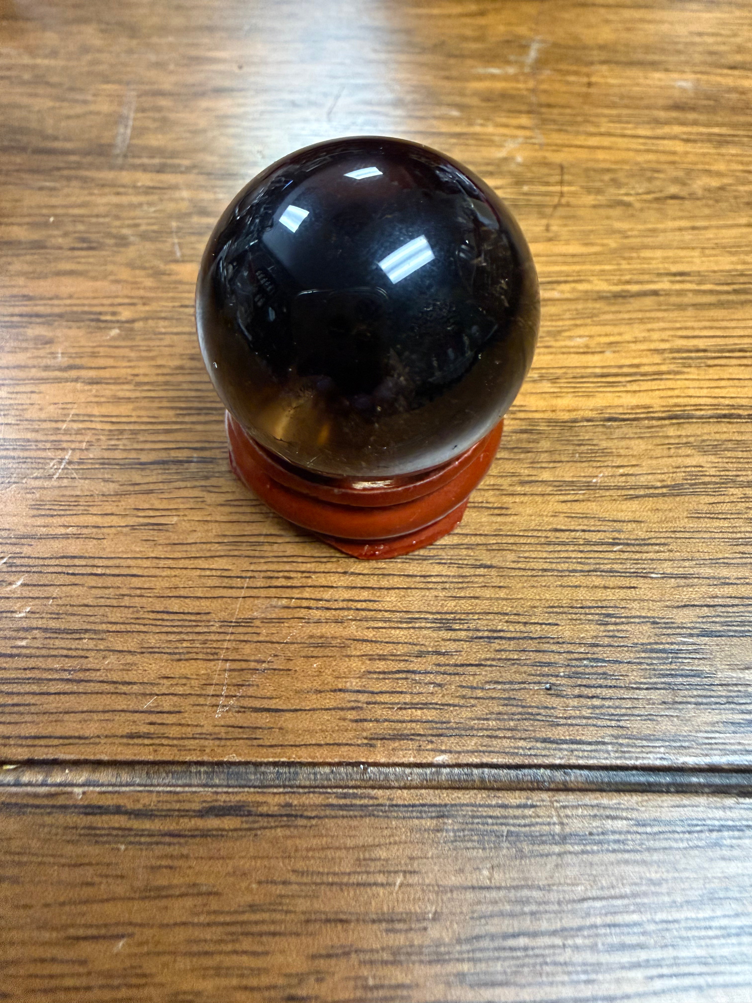 Smoky Quartz Crystal Sphere
