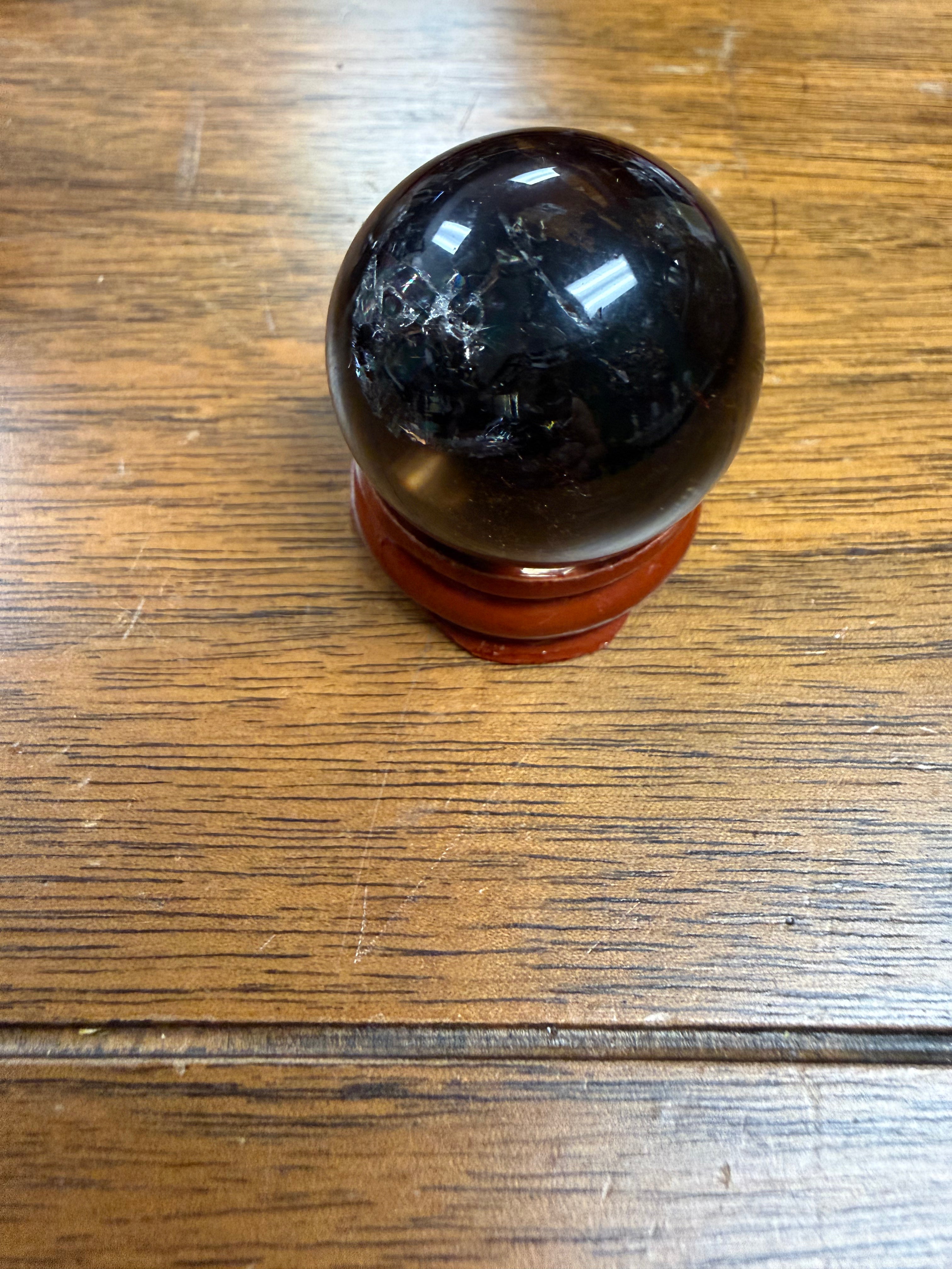 Smoky Quartz Crystal Sphere