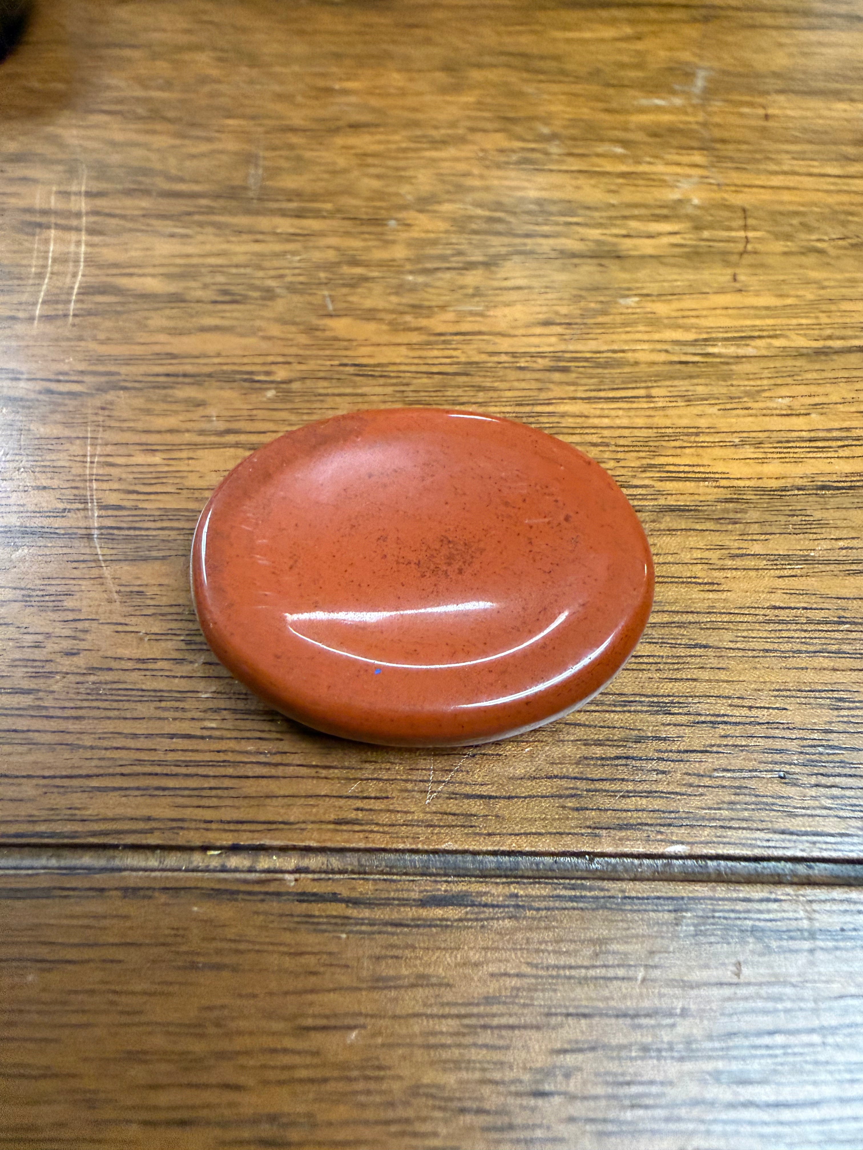 Red Jasper Worry Stone
