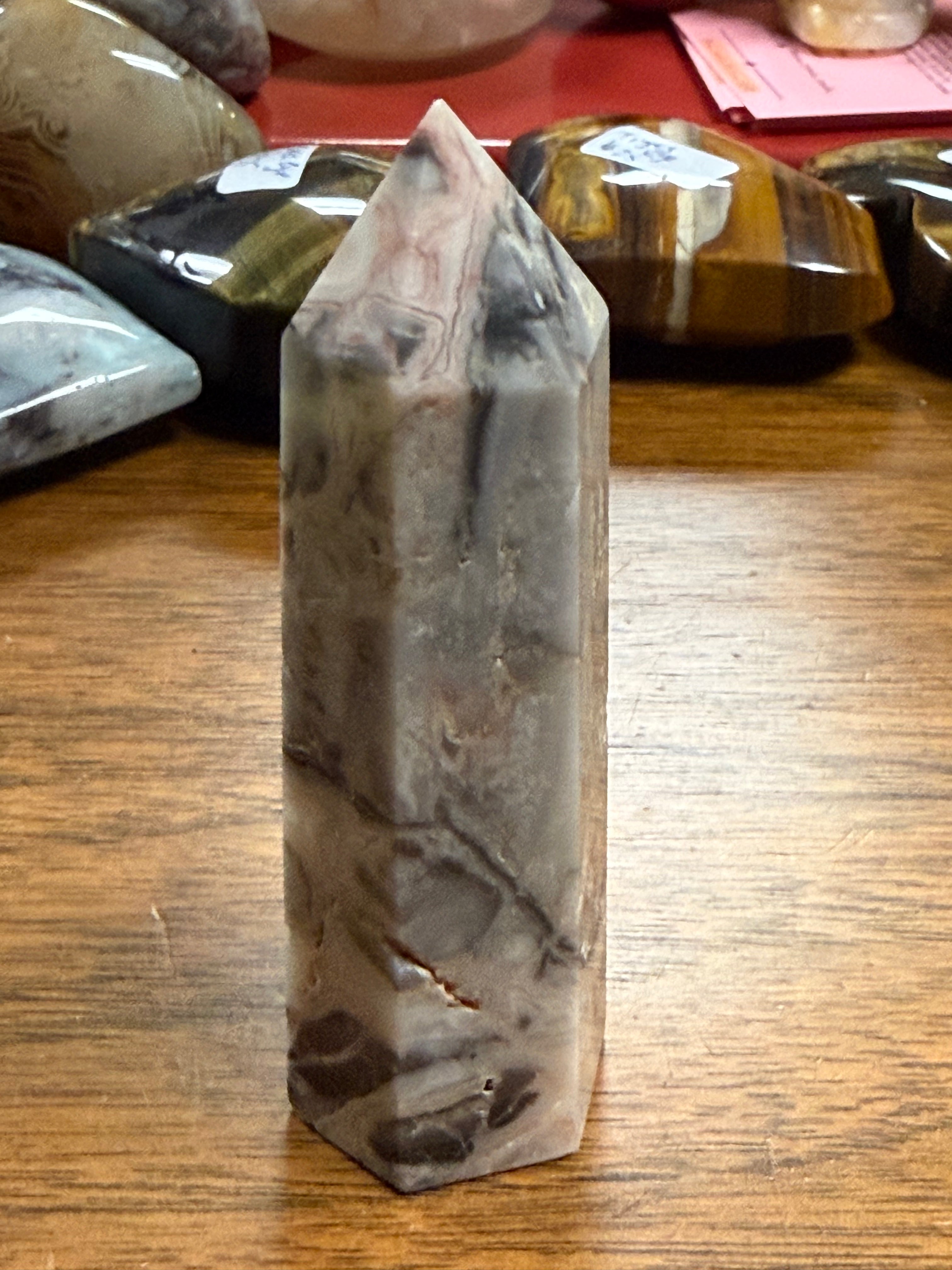 Crazy Lace (Pink) Crystal Tower
