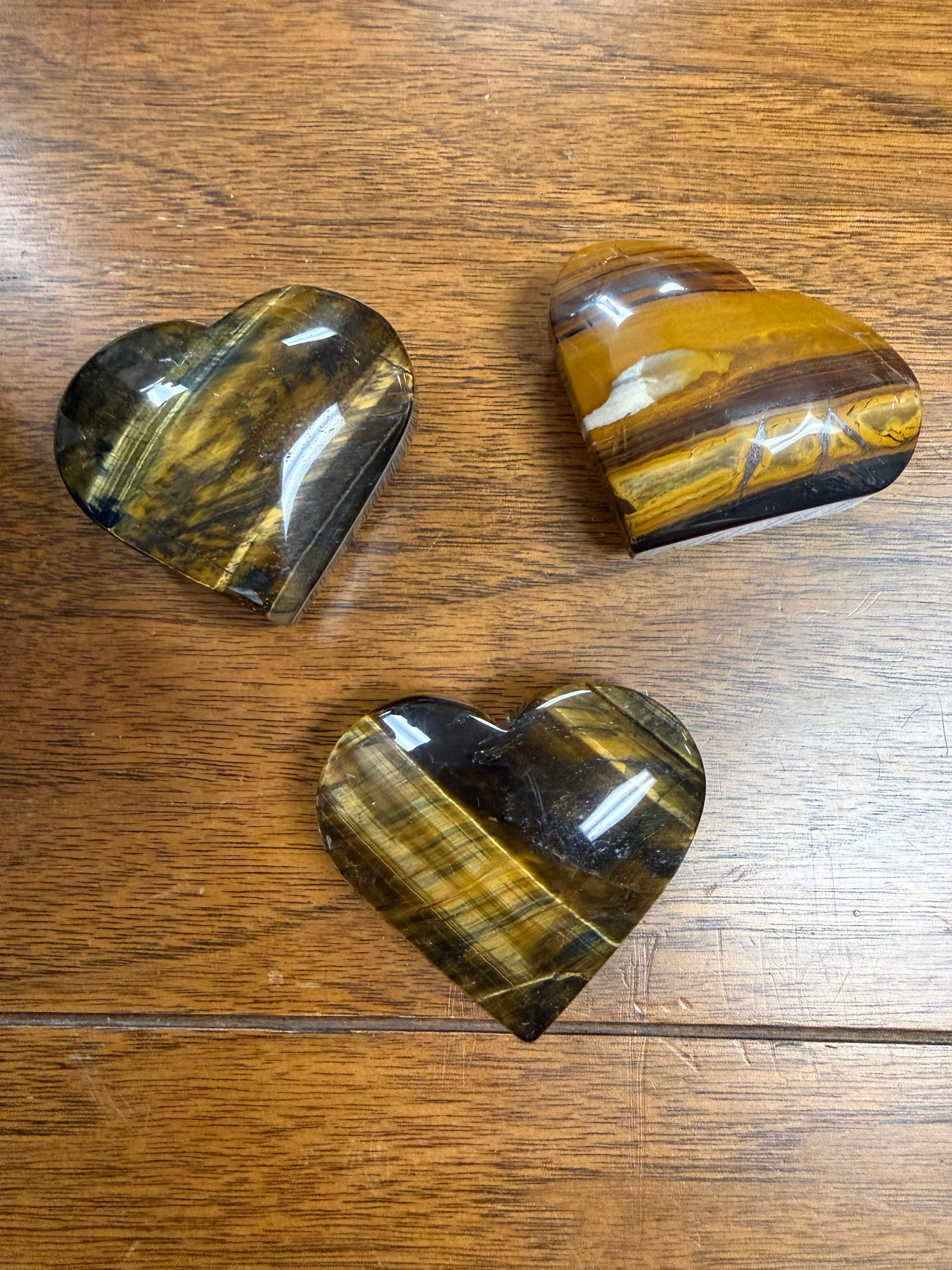 Tiger’s Eye Heart-Shaped Crystal